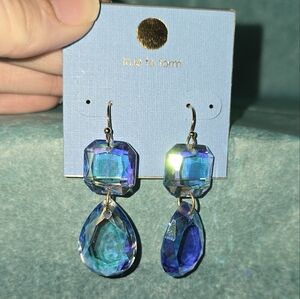 True to Form Blue Earrings